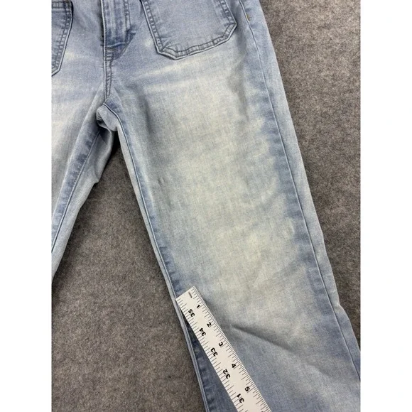 Lucky Brand Stevie Jeans Womens 2/26 Light Wash High-Rise Flare Retro Hippie 70s - Picture 3 of 10